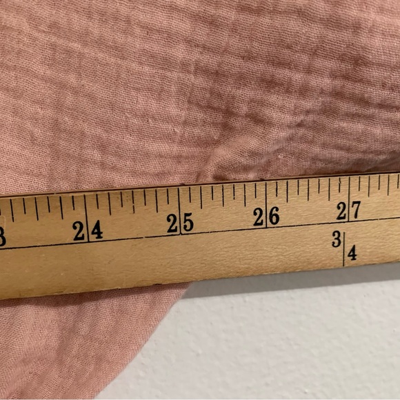 Ava & Viv Top Women's Plus Size 2X Balloon L/S Blush Color V Neck ** 1 Flaw ** - Picture 9 of 13